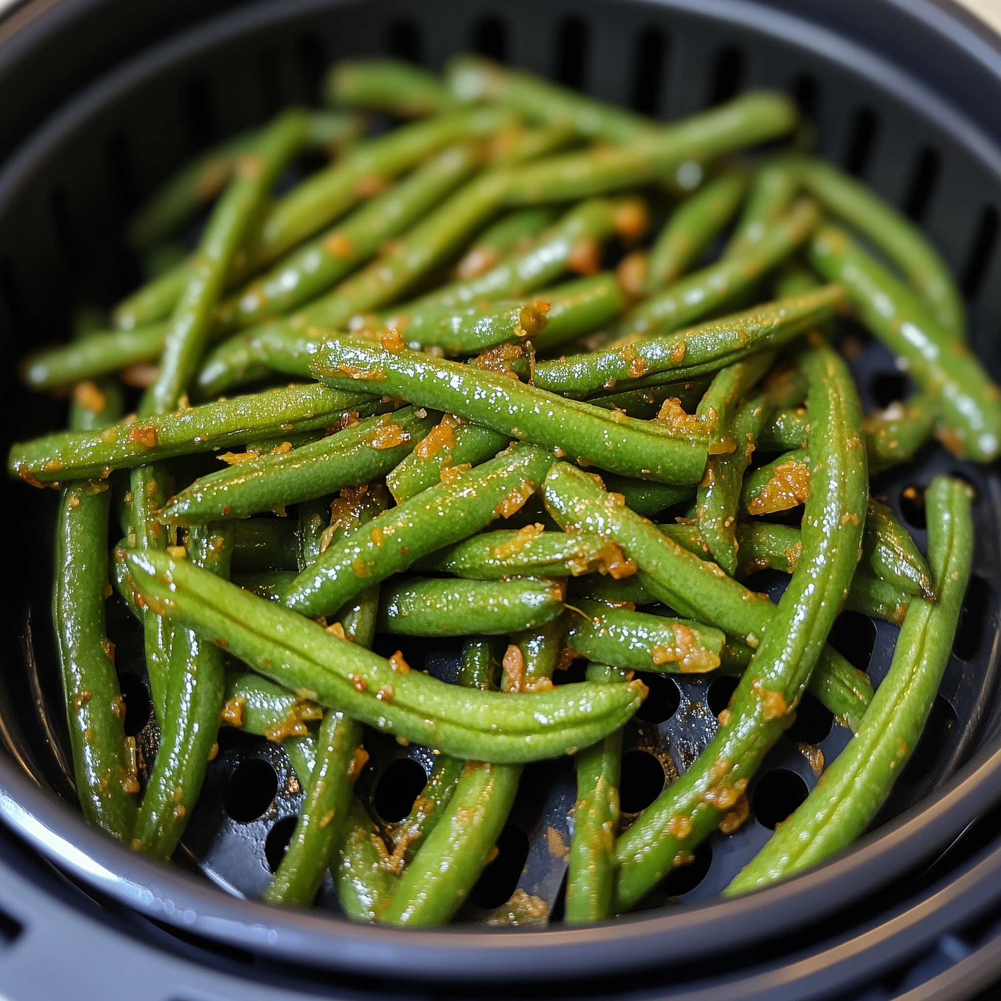 Sperziebonen in airfryer