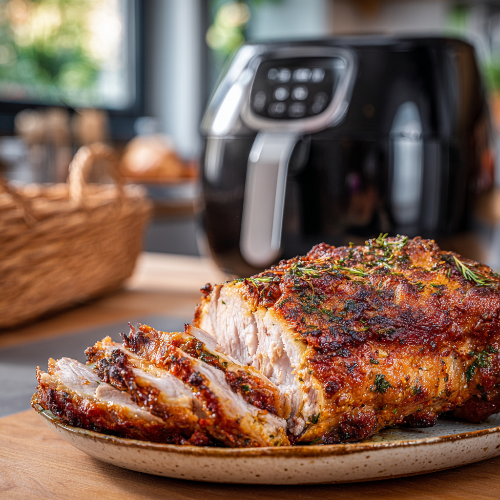 Schweinebraten Rezept aus der Heißluftfritteuse | Airfryeronline Schweinebraten Rezept aus der Heißluftfritteuse | Airfryeronline